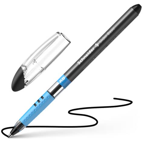 Penna a sfera Schneider Slider Basic tratto XB nero P151201
